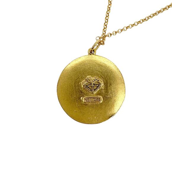 VIRGINS SAINTS & ANGELS VSA Disco Virgin Charm & Gold-Plated SS Chain in Gold - Picture 5 of 7